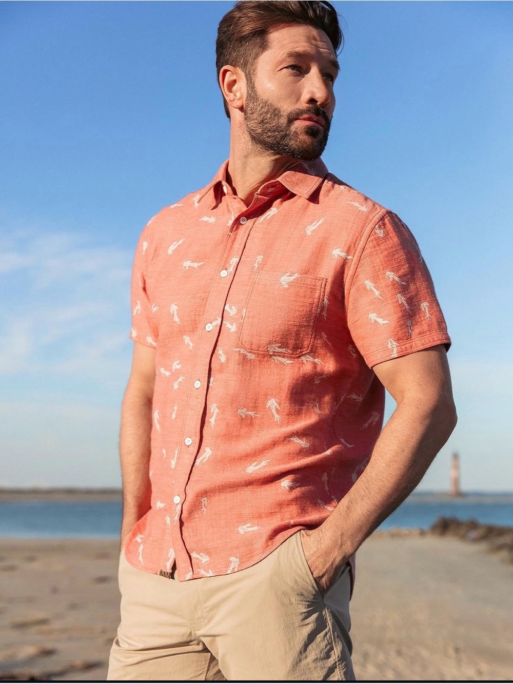 Billy Reid Men’s shirt Standard Sz XL